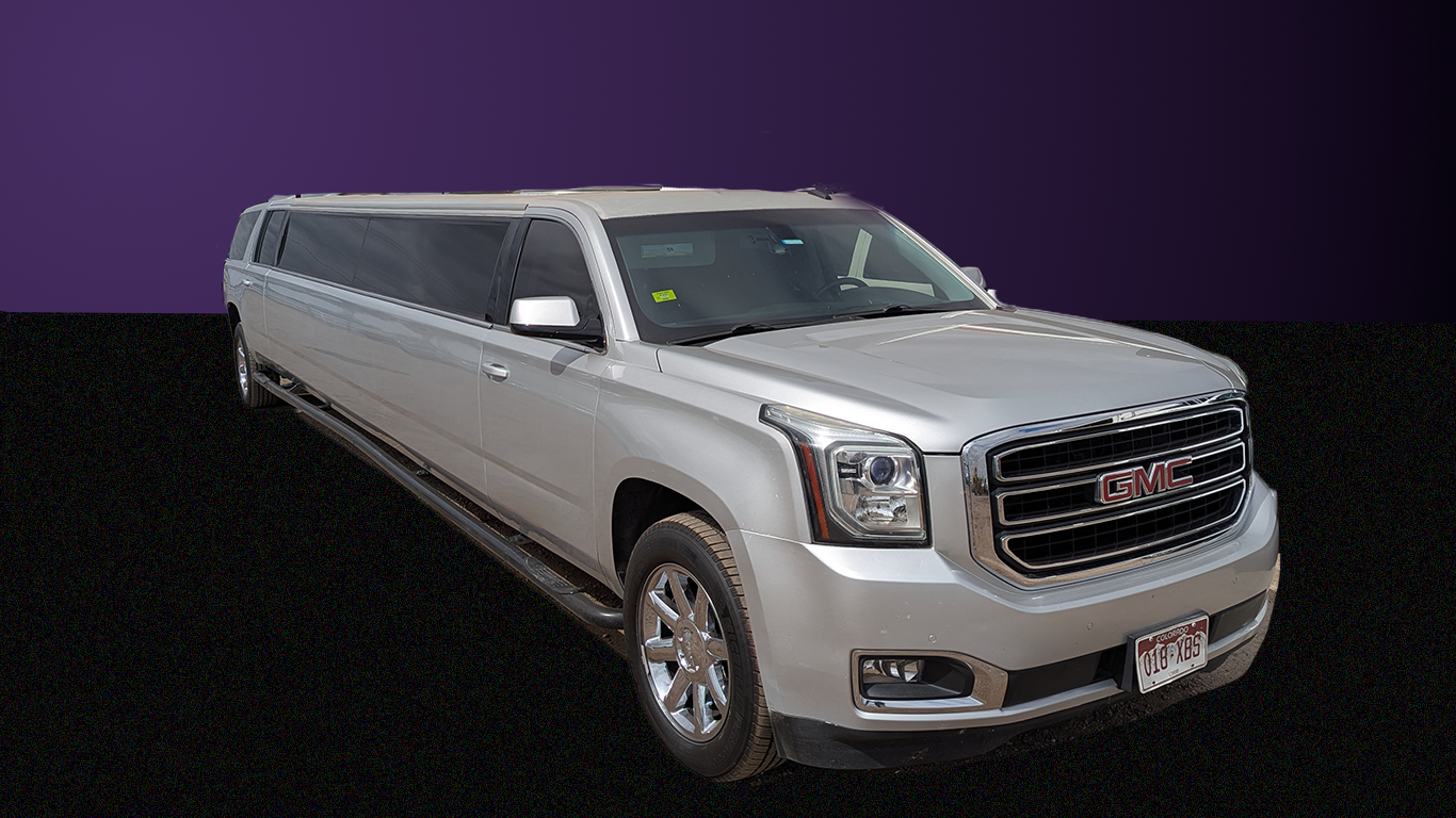 Super Stretch Denali Limousine - Spacious luxury transportation for up to 14 passengers